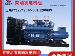 1200KW玉柴柴油發(fā)電組-YC12VC2070-D31視頻