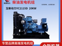 20KW玉柴動(dòng)力柴油發(fā)電機(jī)組 YC2115D視頻