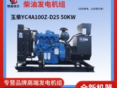 50KW玉柴柴油發(fā)電機組 現(xiàn)貨視頻YC4A100Z-D25